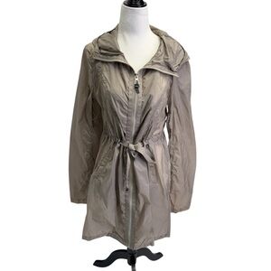 Rudsak Women's Tan Hooded Windbbreaker Waterproof Jacket Size M